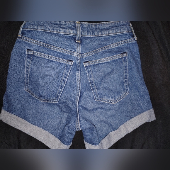 Blue Denim Shorts By Free Assembly S Super Cute - Picture 7 of 12